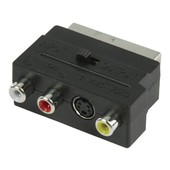 Nedis Scart verloop adapter naar 3xRCA CVGP31902BK