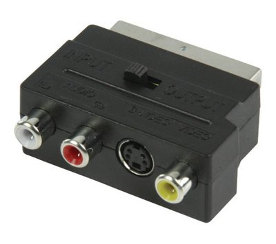 Scart verloop adapter naar 3xRCA CVGP31902BK