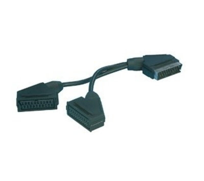 Scart splitter/verloopkabel 0.2m