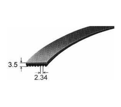 Poly-V-snaar 1196 J6 TEM