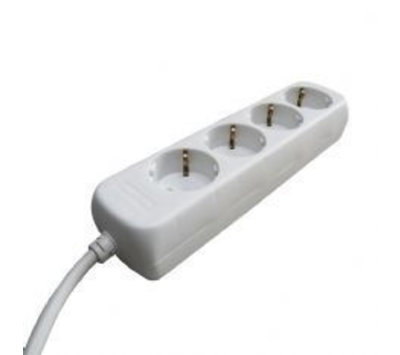 VB tafelcontactdoos 4-voudig 3m  wit 41148