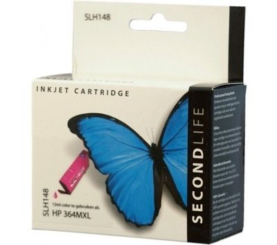 SecondLife inktcartridge voor HP364 XL rood