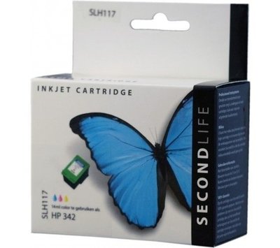 SecondLife inktcartridge voor HP342XL kleur