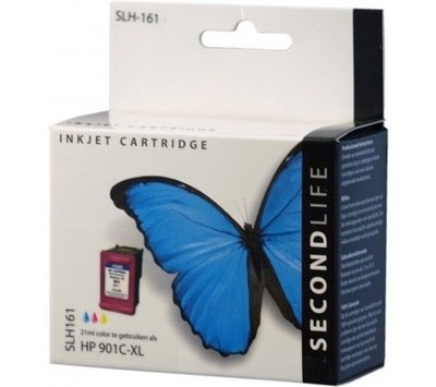 SecondLife inktcartridge voor HP901C XL kleur