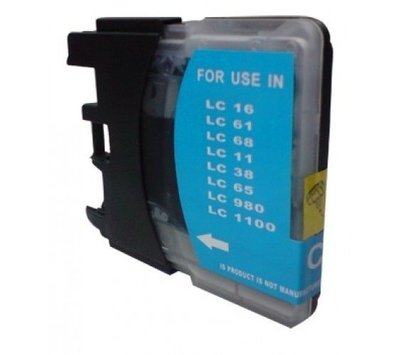 SecondLife inktcartridge voor Brother LC980C LC1100C XL blauw