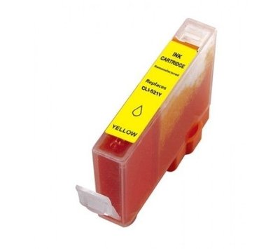 SecondLife inktcartridge voor Canon CLI-521Y geel