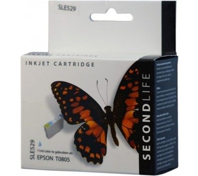 SecondLife inktcartridge voor Epson T0805 licht blauw
