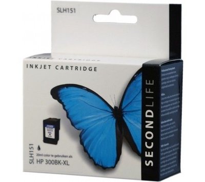 SecondLife inktcartridge voor HP300 XL zwart