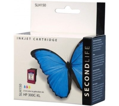 SecondLife inktcartridge voor HP300XL kleur