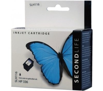 SecondLife inktcartridge voor HP  336 XL zwart