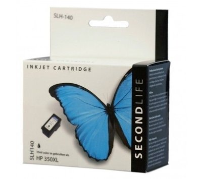 SecondLife inktcartridge voor HP350 XL zwart