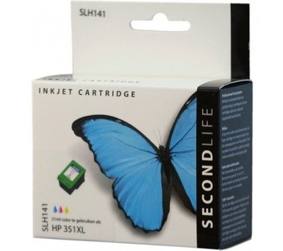 SecondLife inktcartridge voor HP351 XL kleur