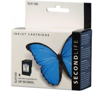 SecondLife inktcartridge voor HP901BK XL zwart