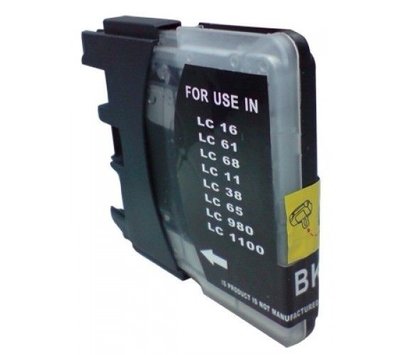 SecondLife  inktcartridge voor Brother LC980BK LC1100BK XL zwart
