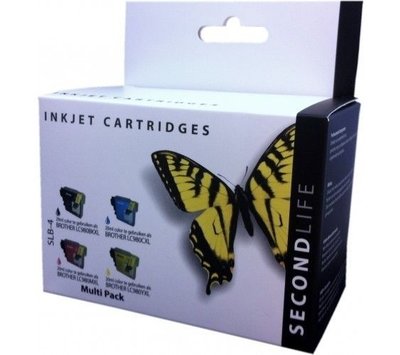 SecondLife inktcartridge voor Brother LC980 /1100 XL multipack