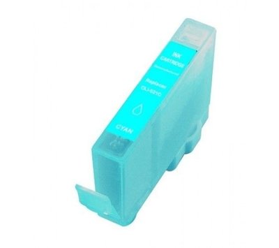 SecondLife inktcartridge voor Canon CLI-521C Blauw