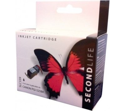 SecondLife inktcartridge voor Canon PGI-525BK zwart