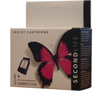 SecondLife inktcartridge voor Canon 512 XL zwart