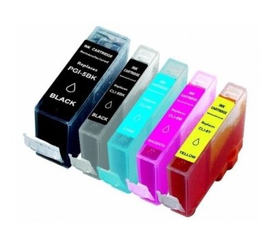 SecondLife inktcartridges voor Canon PGI5 CLI8 Multipack XL