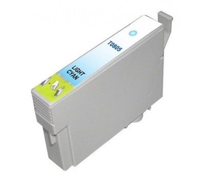 SecondLife inktcartridge voor Epson T0805 licht blauw