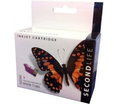 SecondLife inktcartridge voor Epson T1283 rood