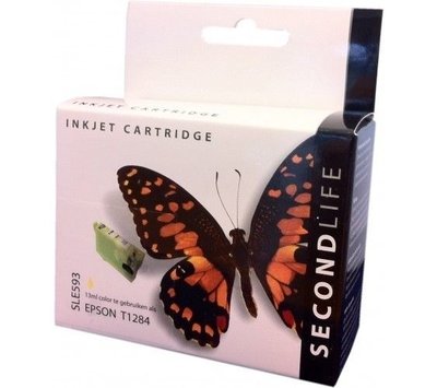 SecondLife inktcartridge voor Epson T1284 geel