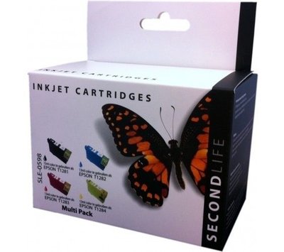 SecondLIfe inktcartridge  voor Epson T1285 Multipack XL