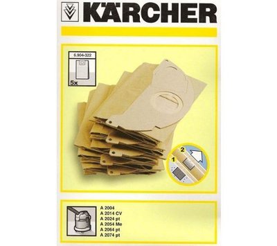 Originele stofzuigerzakken van Karcher 6.904-322.0