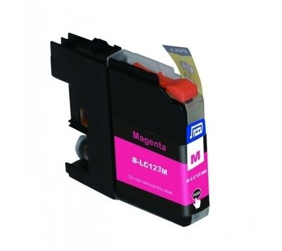 SecondLife inktcartridge voor Brother LC123M rood