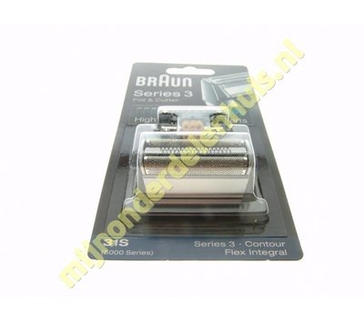Braun scheerblad van scheerapparaat 81253263 31S