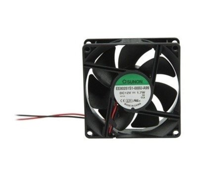 DC ventilator 80x80x25 mm 12V