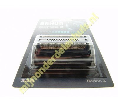Braun scheerblad van scheerapparaat 80712387 32B