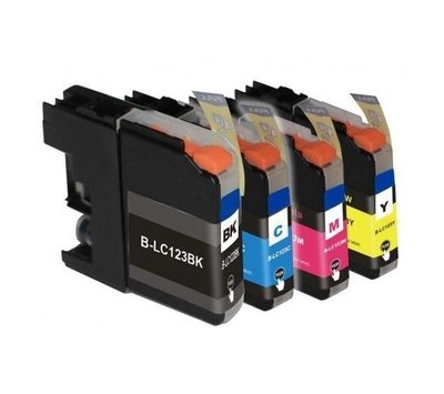 SecondLife inktcartridges voor Brother LC123 Multipack XL LC123VALBPDR