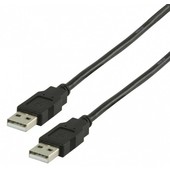 Nedis USB-A naar USB-A kabel 3m CCGL60000BK30