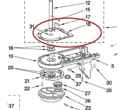 KitchenAid pakking van mixer W11805888