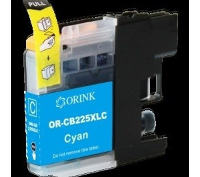 SecondLife inktcartridge voor Brother LC225 C blauw