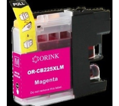 SecondLife  inktcartridge voor Brother LC225M rood