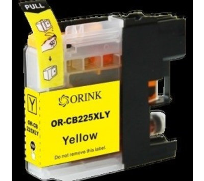 SecondLife inktcartridge voor Brother LC225 Y geel