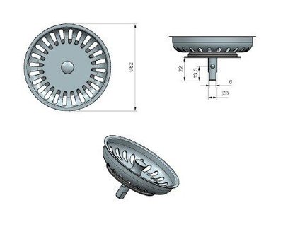 Viega korfplug van spoelbak 680.688