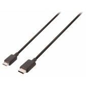 Nedis USB-C naar micro USB-B kabel 1m CCGP60750BK10