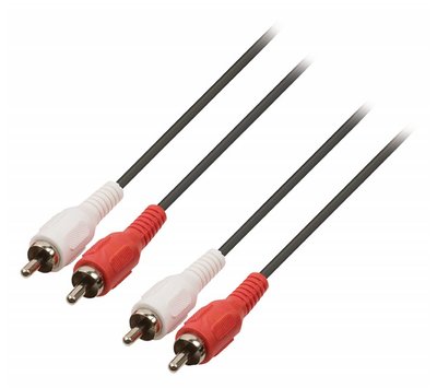 2x RCA audio aansluitkabel 1,5m CAGL24200BK15