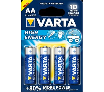 Varta batterij AA penlite 1.5V Alkaline High Energy