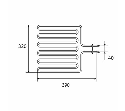 Harvia verwarmingselement van sauna 2500W ZSL-314