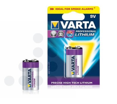 Varta batterij 9 Volt Lithium