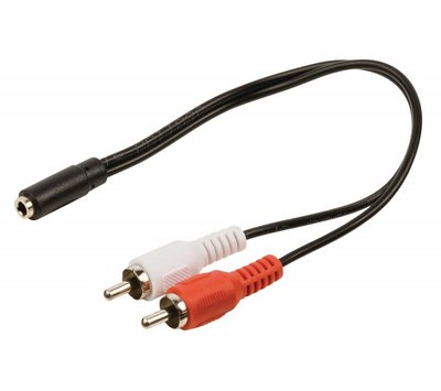 3.5mm jack verloopkabel 0,2m CAGB22255BK02