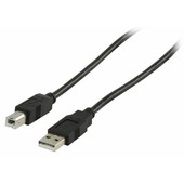 Nedis USB-A naar USB-B kabel 5m CCGL60100BK20