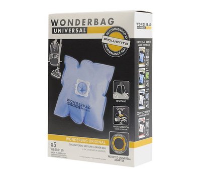 Originele stofzuigerzakken voor Rowenta WB406120
