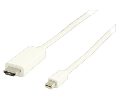 Nedis Mini DisplayPort naar HDMI kabel 2m CCGP37600WT20