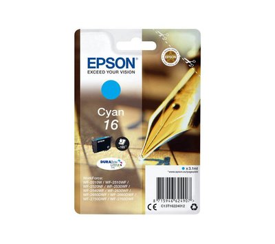 Originele Epson Inktcartridge 16 blauw C13T16224012