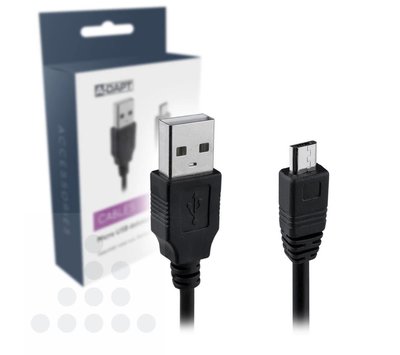 Universele micro USB-B laad- / datakabel 1m T017